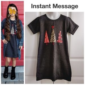 Christmas Sweatshirt Dress